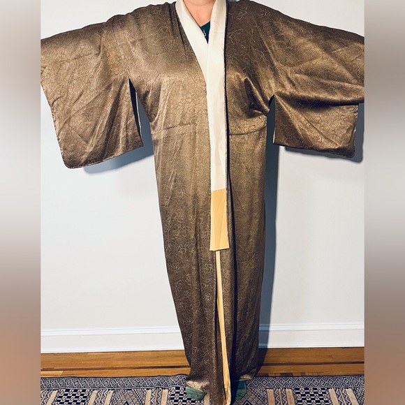 Silk Kimono with Obi - Picture 2 of 4